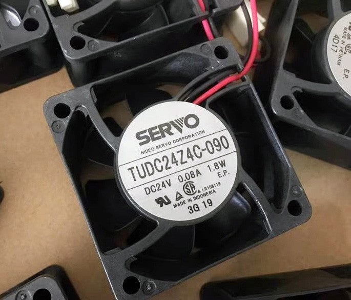 SERVO TUDC24Z4C-090 24V 0.08A 1.8W 2wires Cooling Fan SERVO TUDC24Z4C-090 24V 0.08A 1.8W 2wires Cooling Fan